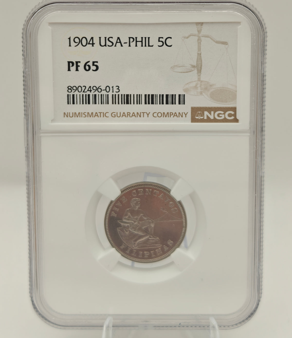 1904 Philippines Proof Set 7 Coins PF-58-PF66 NGC