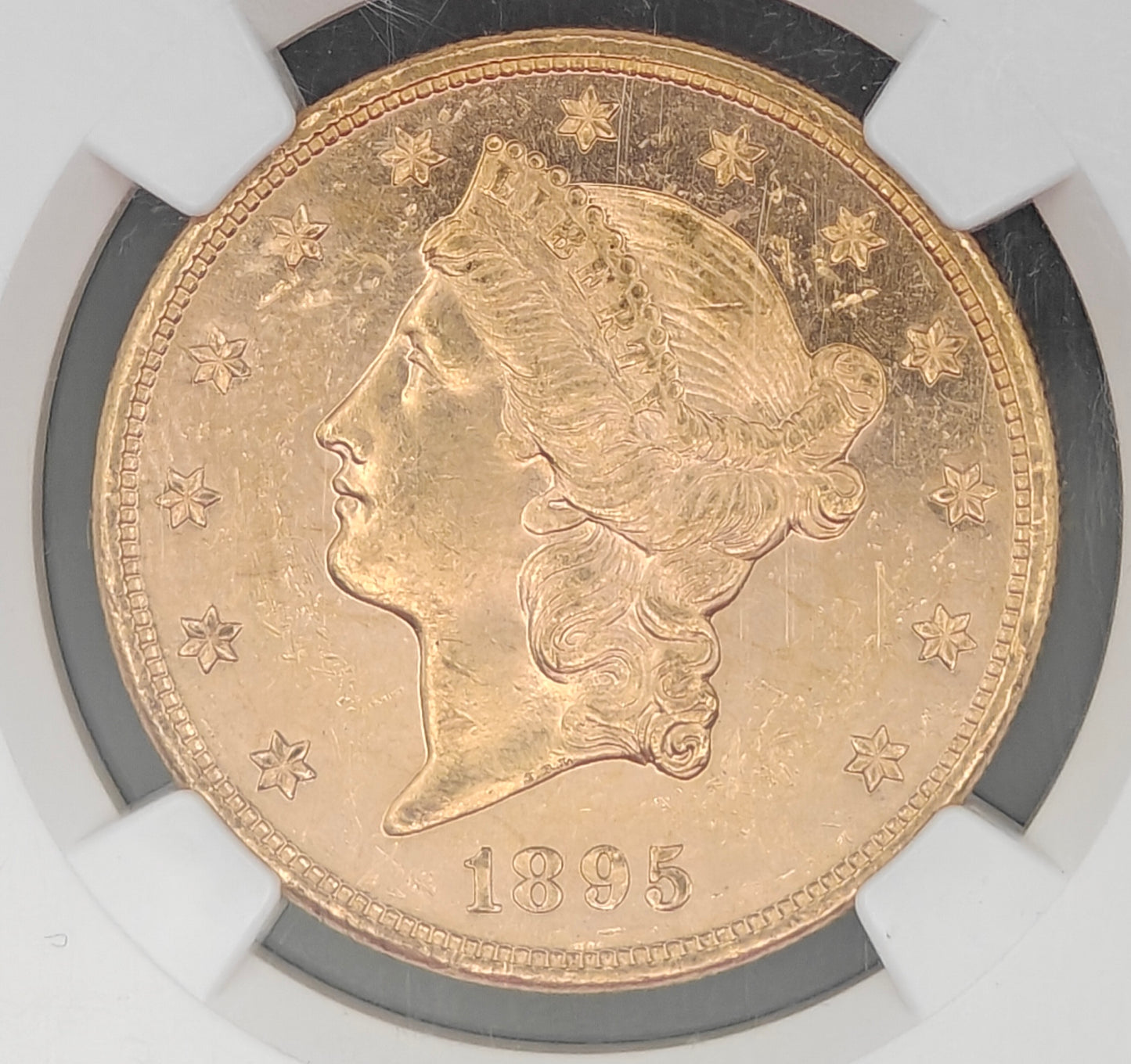 1895 $20 Gold Liberty Double Eagle MS-63 NGC (DPL)