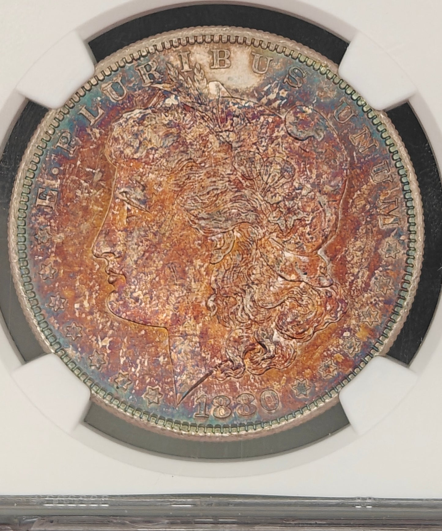 1880-S Morgan Dollar MS-65 NGC (Beautiful Toning)