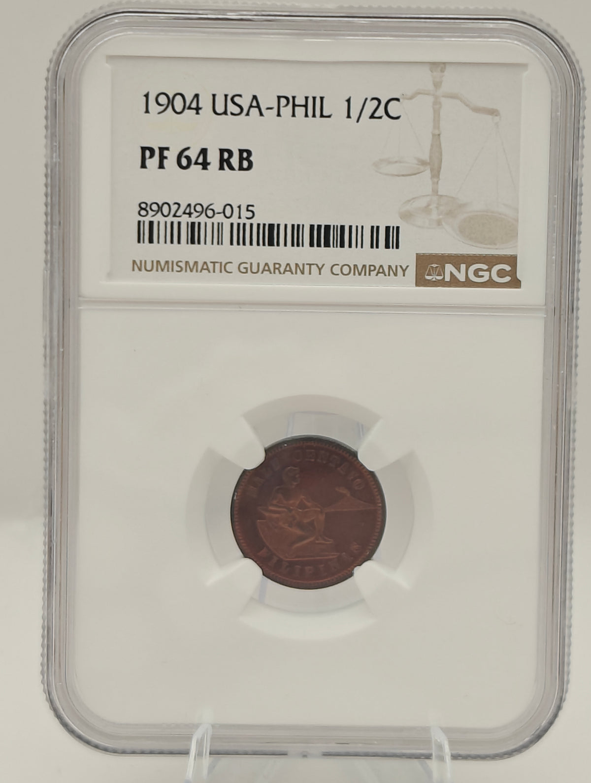 1904 Philippines Proof Set 7 Coins PF-58-PF66 NGC