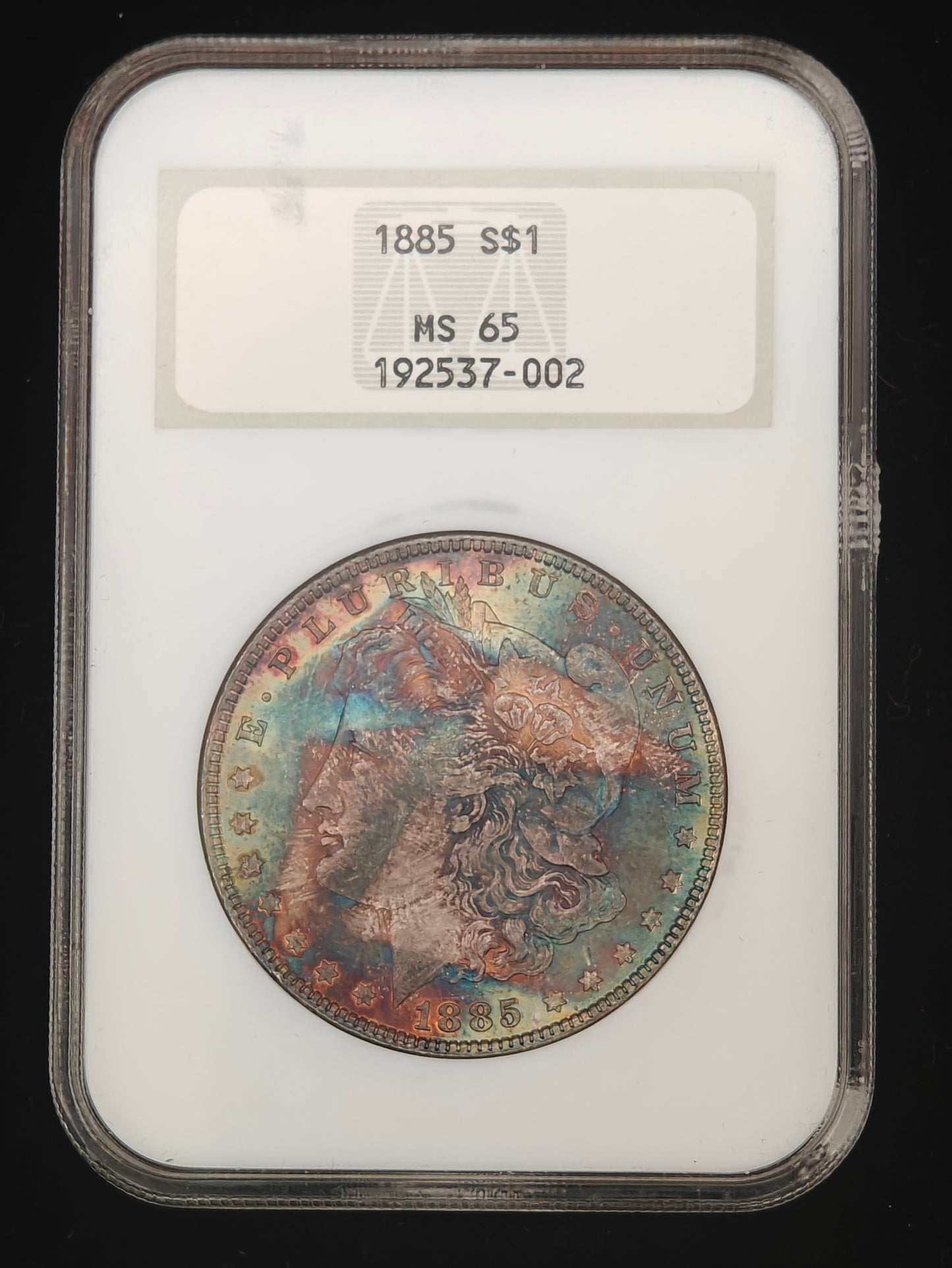 1885 Morgan Dollar MS-65 NGC (Beautiful Toning)