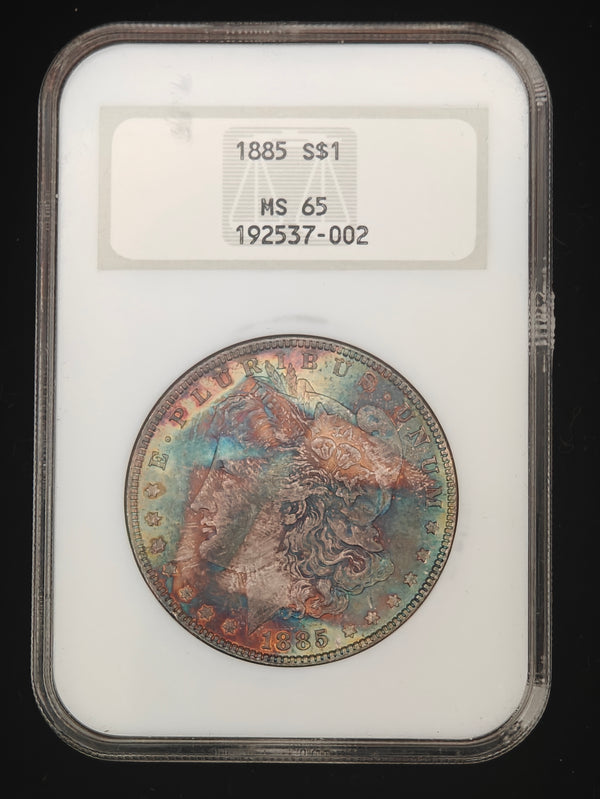 1885 Morgan Dollar MS-65 NGC (Beautiful Toning)