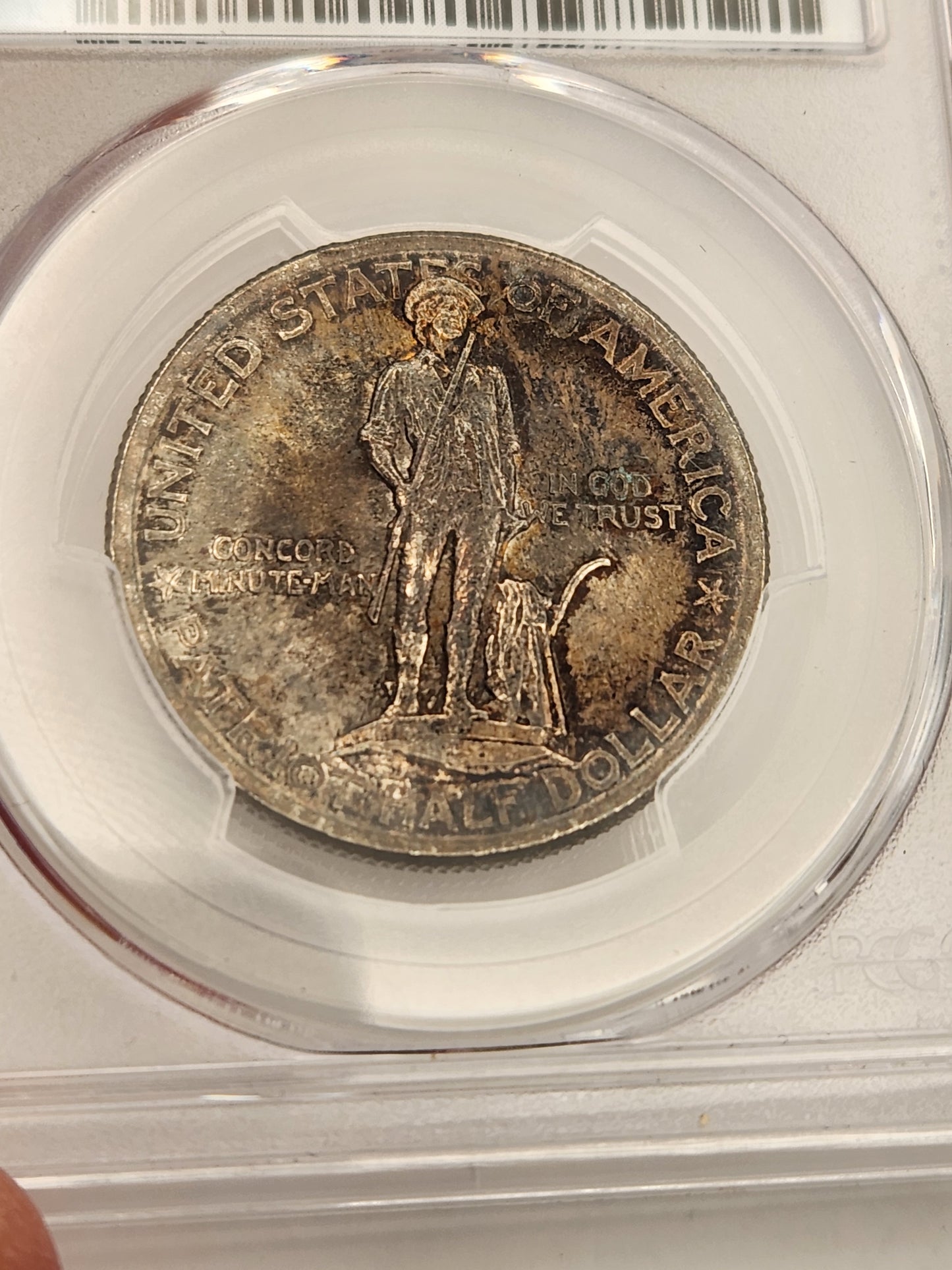 1925 Lexington Commemorative Half Dollar MS-64 PCGS (Toned)