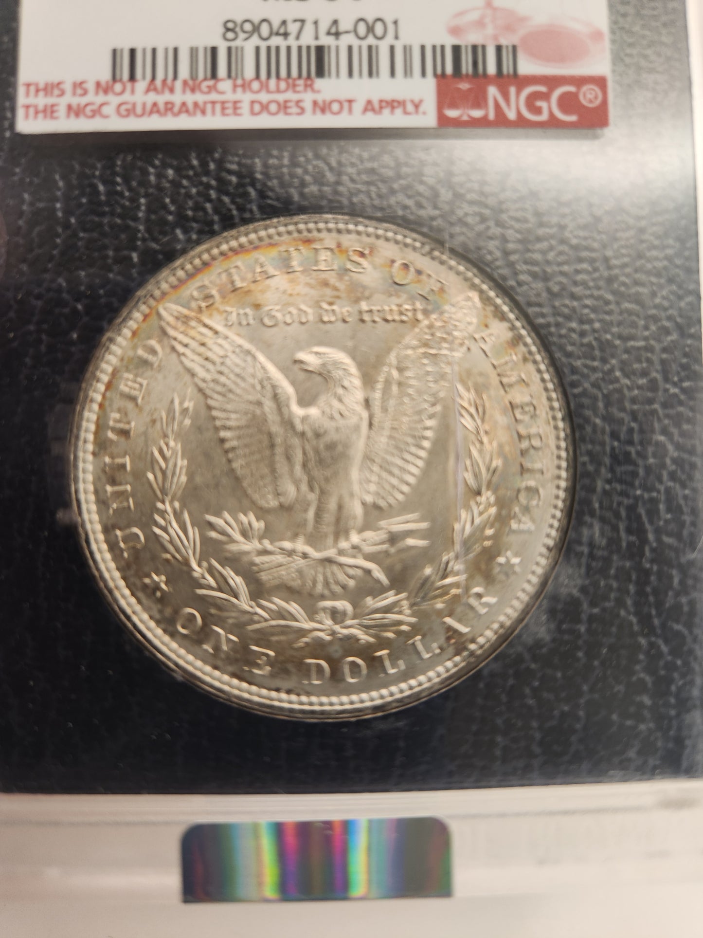 1896 Morgan Dollar MS-64 NGC (Redfield Hoard, Beautiful Toning)