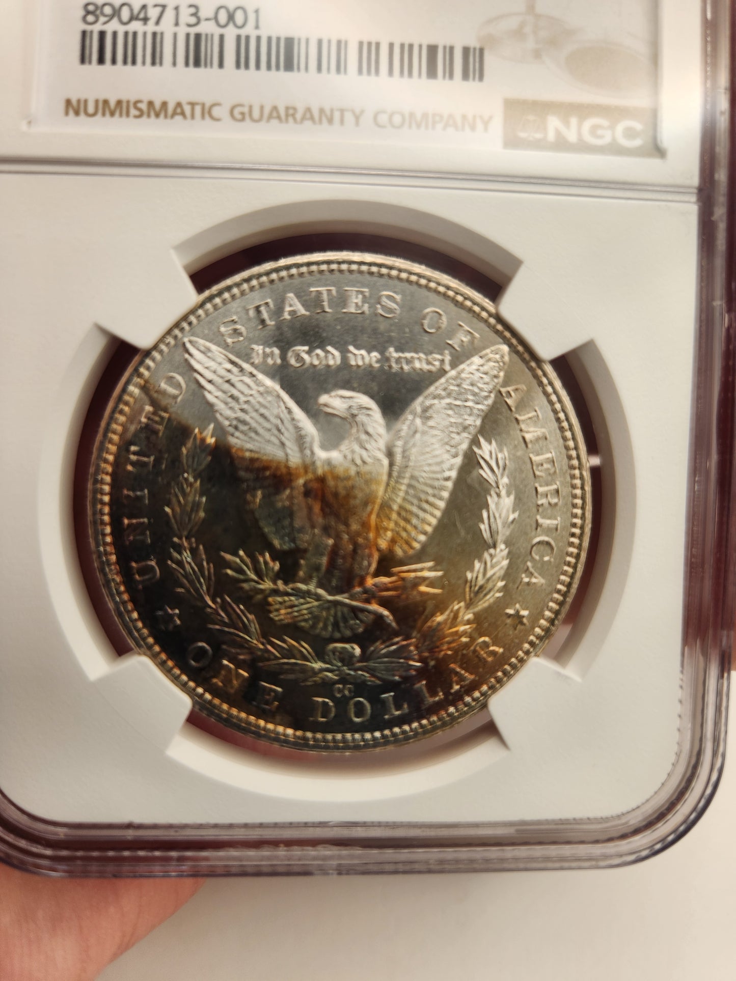 1883-CC Morgan Dollar MS-63 NGC (Beautiful Toning)