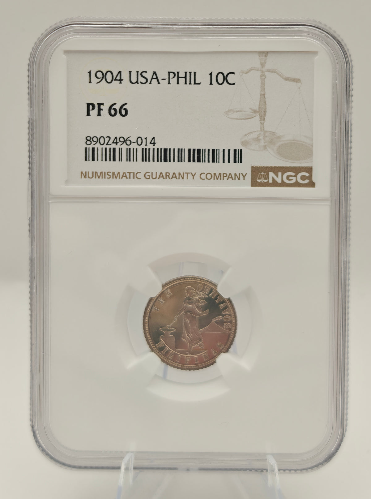 1904 Philippines Proof Set 7 Coins PF-58-PF66 NGC