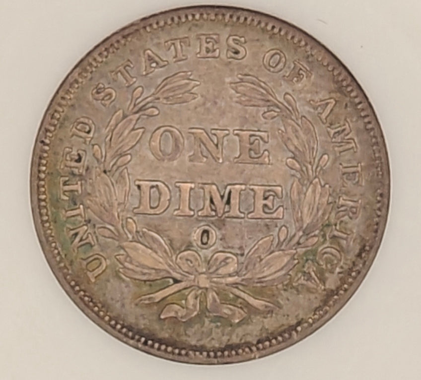 1838-O Liberty Seated Dime XF-40 NGC (No Stars)